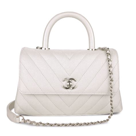 chanel white bag|chanel pre owned bags.